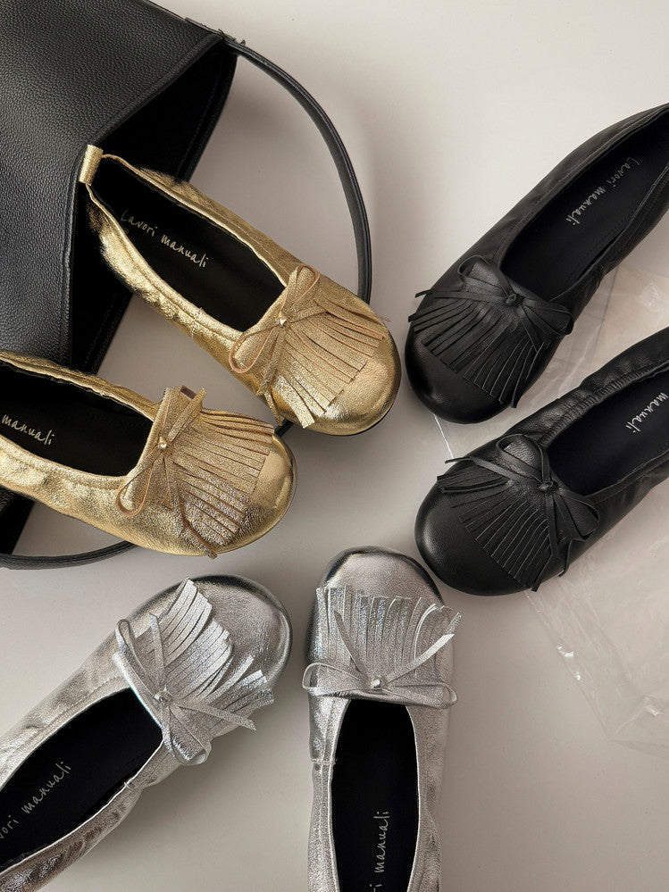 Karin Luna In Stock Spot Goods   Tassel Round Toe Hidden Wedge Mary Jane Shoes
