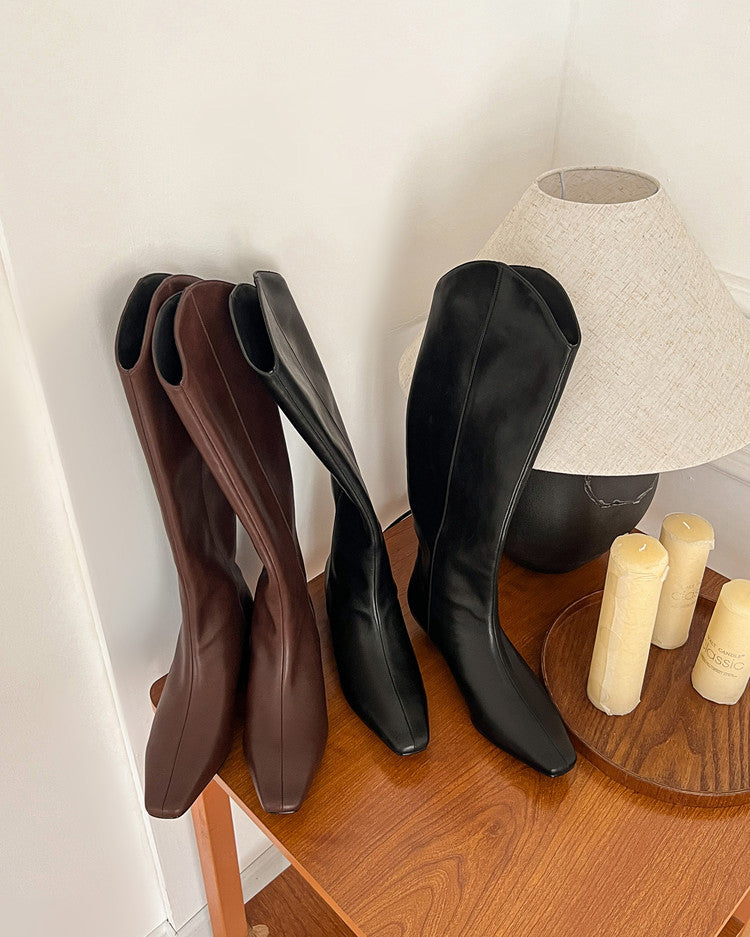 Karin Luna In Stock Spot Goods  Pointed Toe v Slimming Western Boots