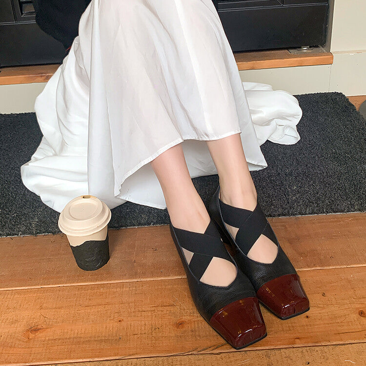 Karin Luna In Stock  Spot Goods  Lost in a Flash~Full Grain Leather Inside and Out Pig Nose Style Mainly Recommended Popular Ballet Shoes