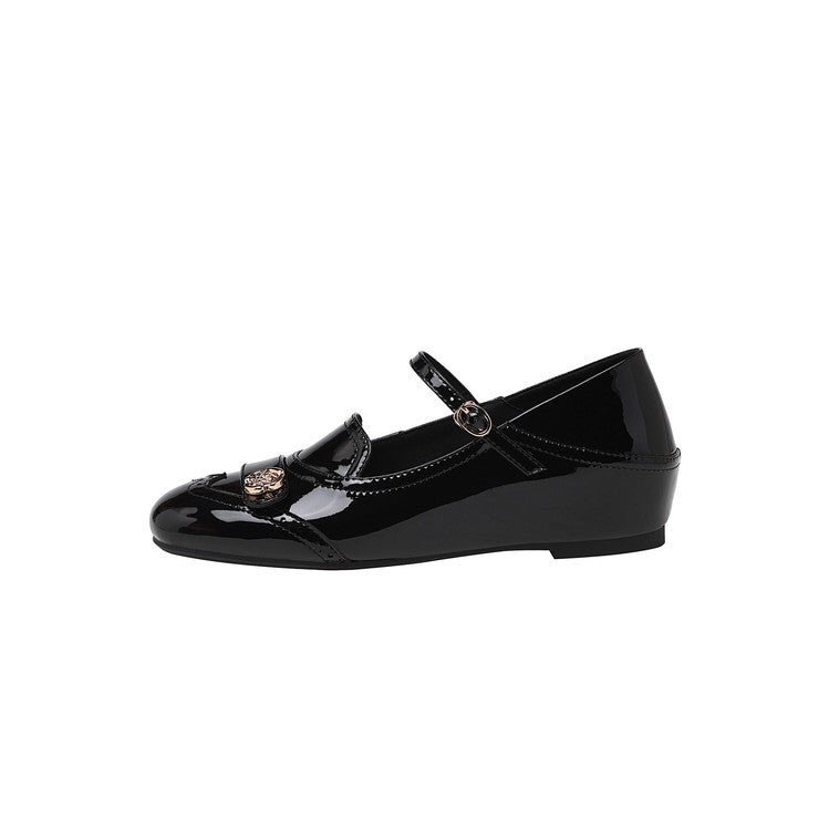 Karin Luna In Stock In Stock Vintage Mary Jane Series·Single Strap Flats