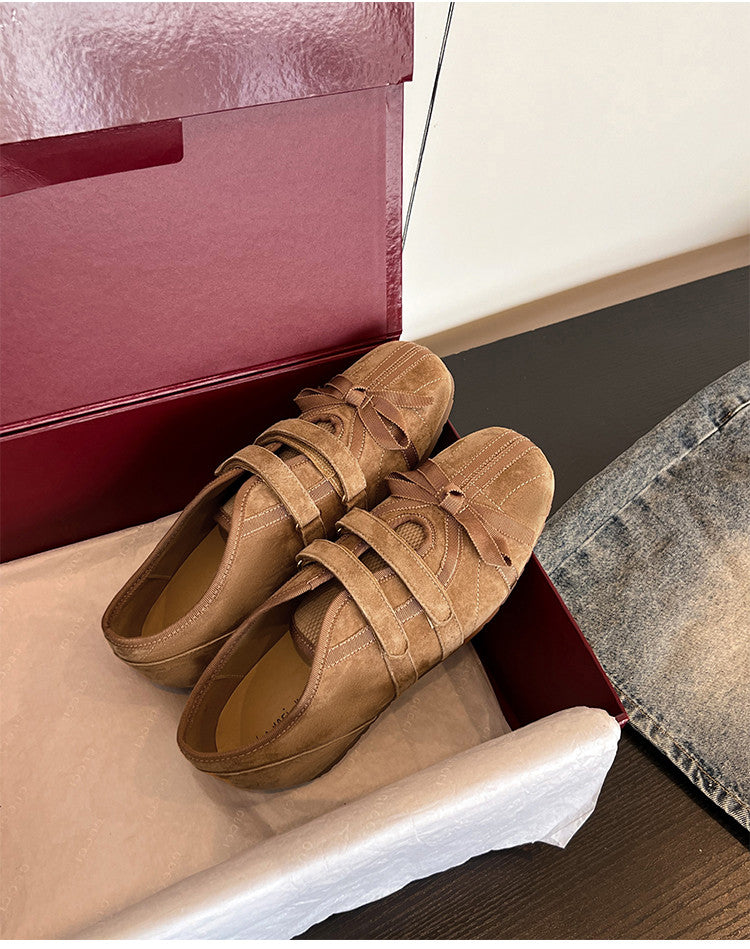 Karin Luna Casual Shoes Series~  In stock Hot-Selling Magic Tape Height-Increasing Deep Mouth Single Shoes