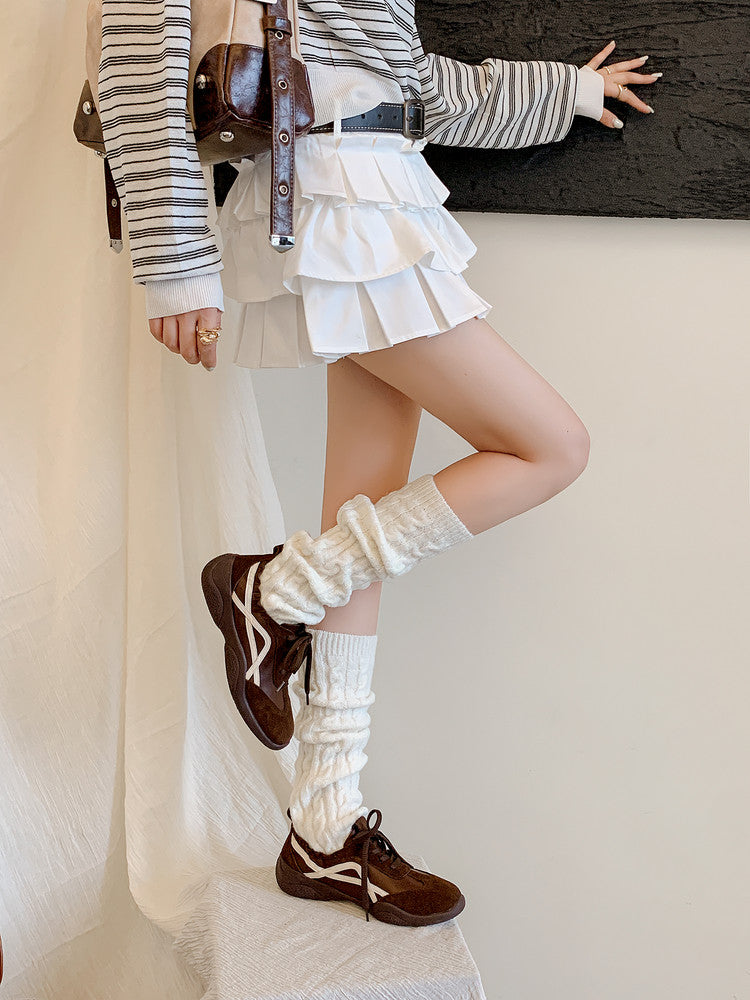 Karin Luna Casual Shoes Series~  In Stock Hot-Selling Versatile Lace-Up Deep Mouth Flats