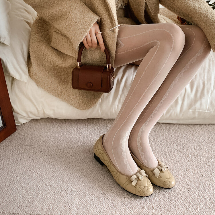 Karin Luna In Stock Spot Goods  Dior's popular retro flat rhombus-pattern granny shoes First Layer Sheepskin Full leather inside and out