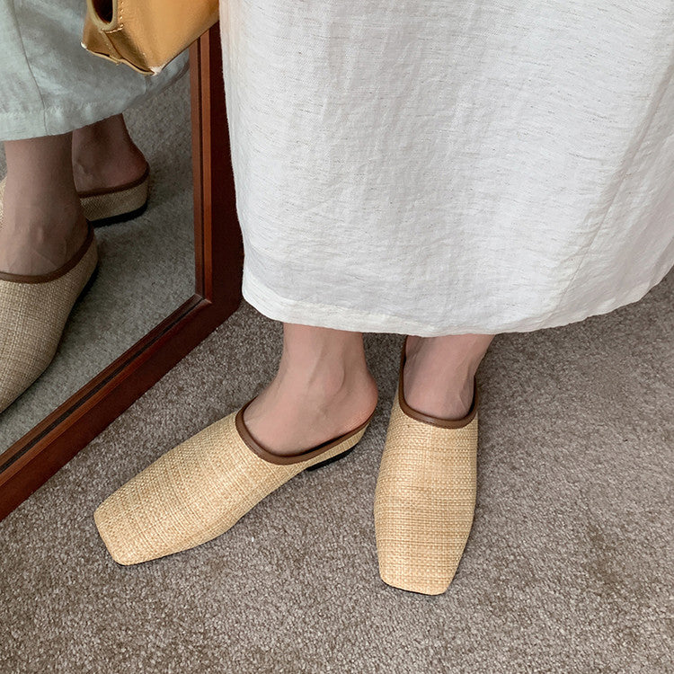 Karin Luna In Stock Spot Goods Baotou Vacation Style Height-Increasing Slippers