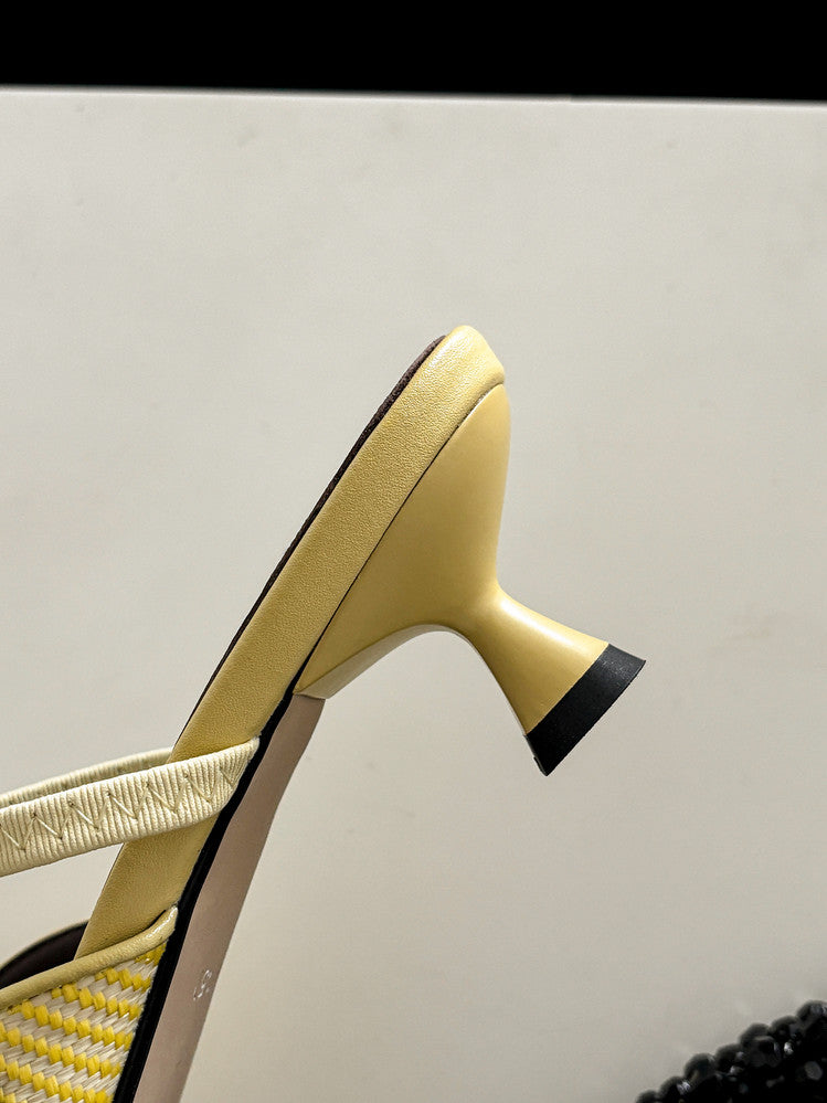 Karin Luna In Stock Spot Goods  Elegant Floral Pointed Toe Rhinestone Slippers