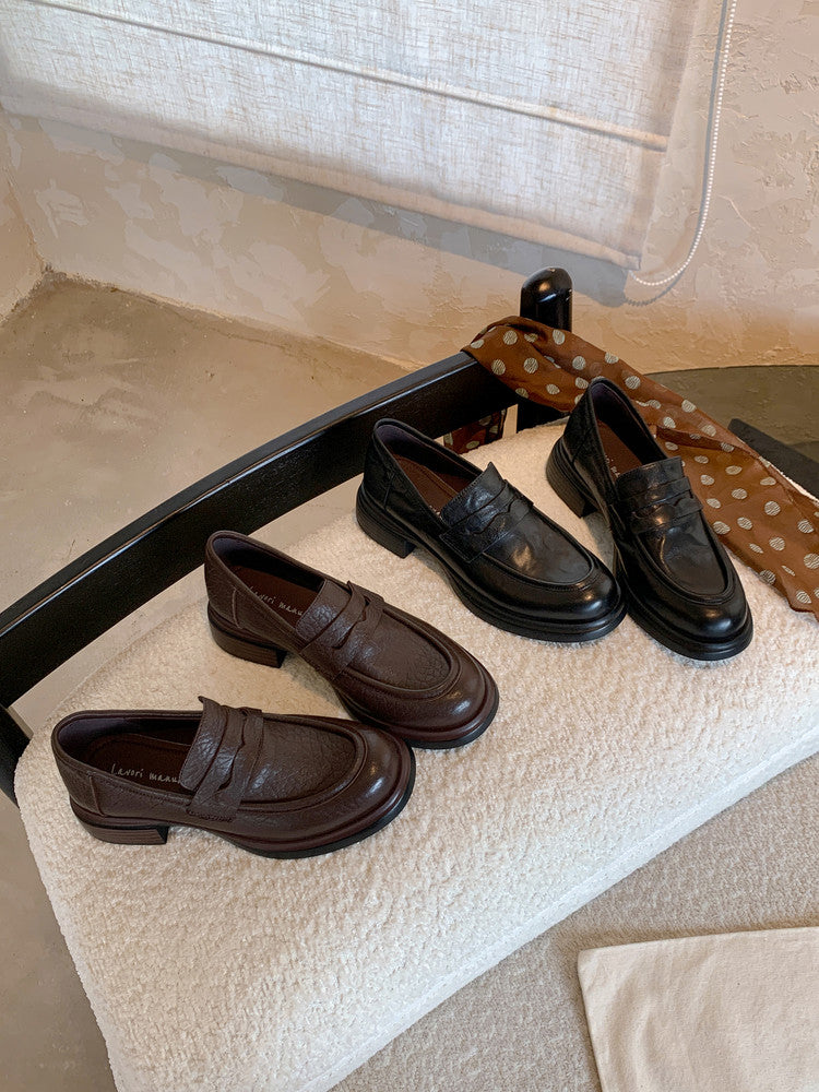 Karin Luna Classic Style British Style Loafers