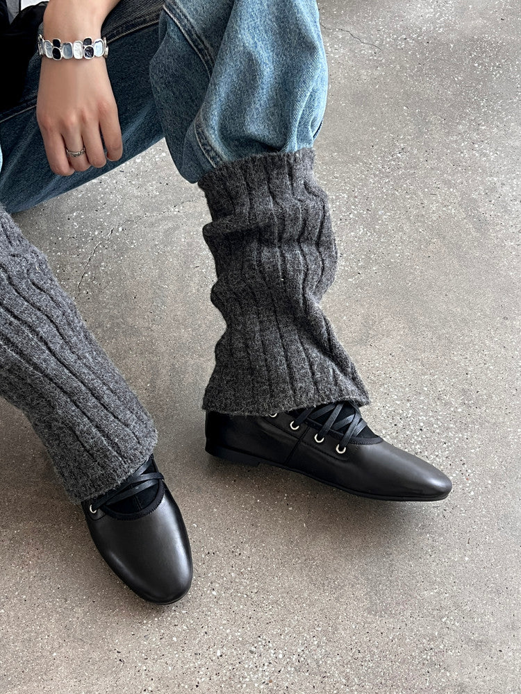 Karin Luna Round Toe Internal Height Increase Lace-up Ankle Boots