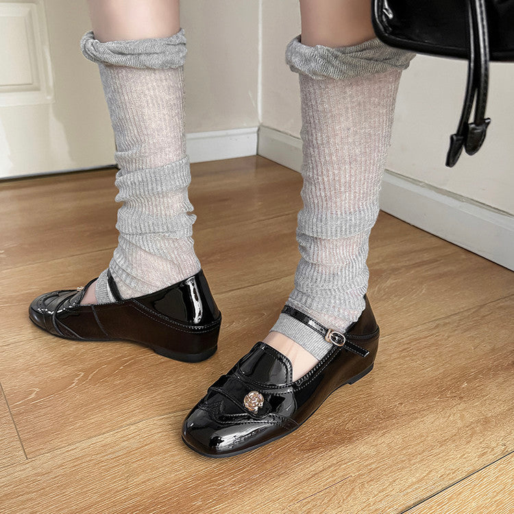 Karin Luna In Stock In Stock Vintage Mary Jane Series·Single Strap Flats