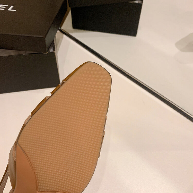 Karin Luna Hot-Selling Retro Big Item Big Goods Available for sale all seasons French-style Hollow Out Single Shoes Full leather inside and out