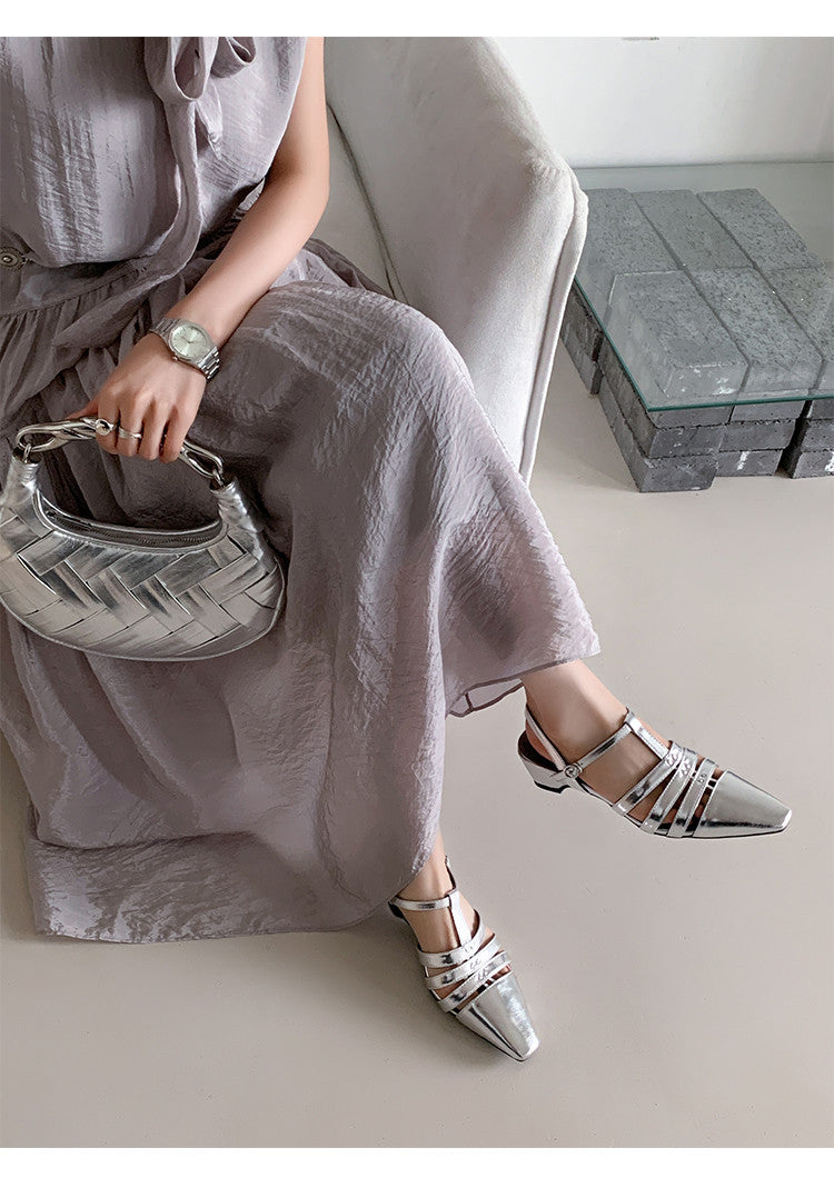 Karin Luna Classic Old Money Style Closed Toe Sandals