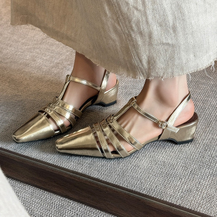 Karin Luna Classic Old Money Style Closed Toe Sandals