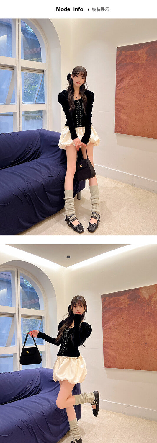 Karin Luna Future Sense silver~Spot Goods Spot Goods Hot-selling Bowknot Retro Belt Buckle Ballet Mary Jane Shoes