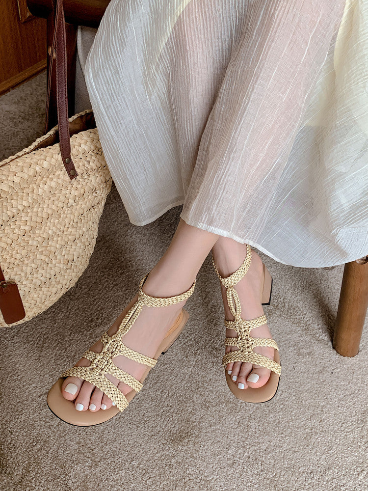 Karin Luna Bohemian Style~Sofa Insoles Casual Vacation Style Sandals