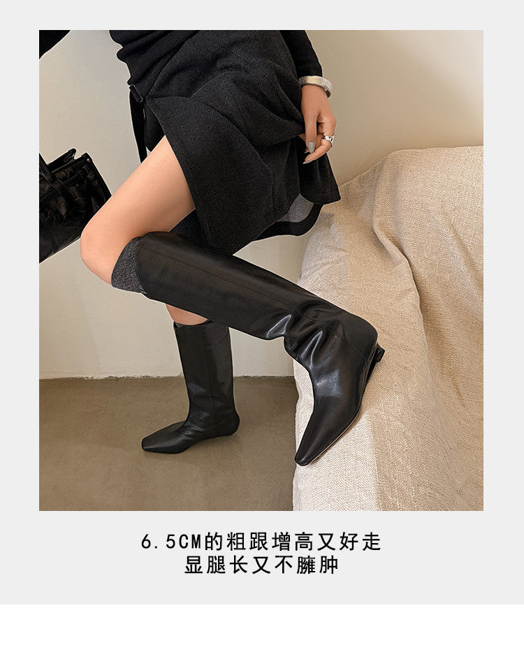 Karin Luna In Stock Spot Goods  Pointed Toe v Slimming Western Boots