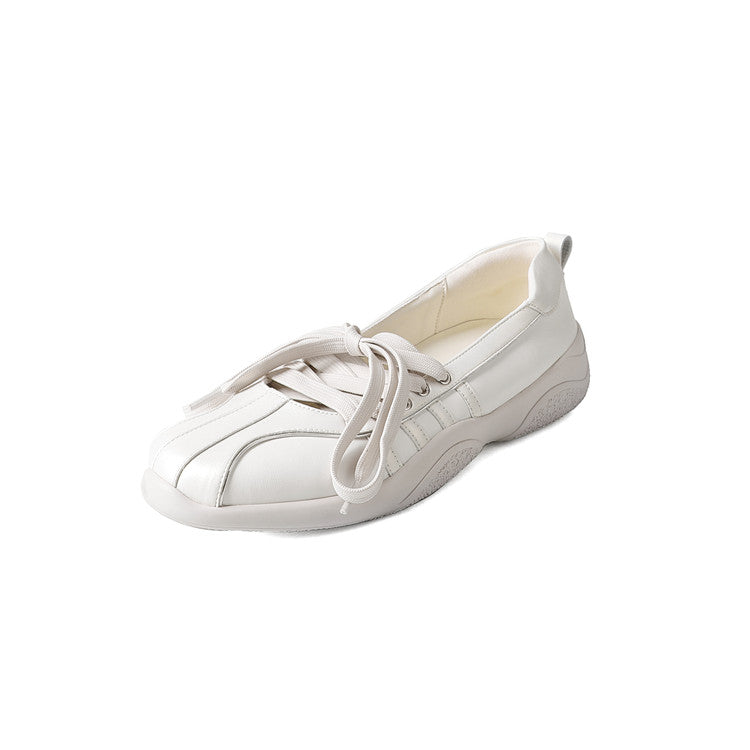 Karin Luna Casual Shoes Series~  In Stock Hot-Selling Versatile Lace-Up Casual Deep Mouth Flats