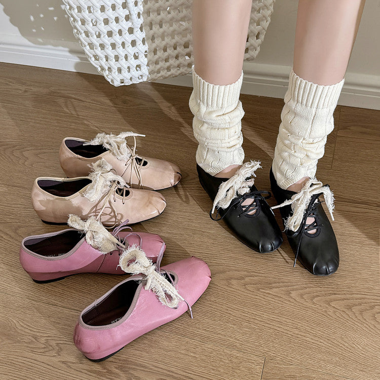 Karin Luna In Stock In Stock  Xiaohongshu Hot Sale Full Leather Round Toe Deep Mouth Single Shoes