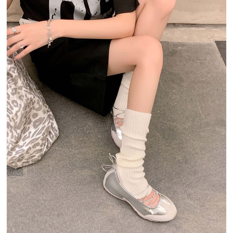 Karin Luna Basic Versatile British Style Casual Lace-up Flats