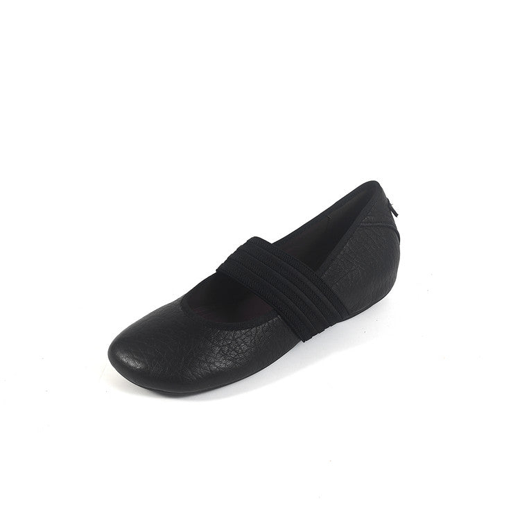 Karin Luna Full Layer Inside and Out~Basic Versatile Hidden Heel Granny Flats