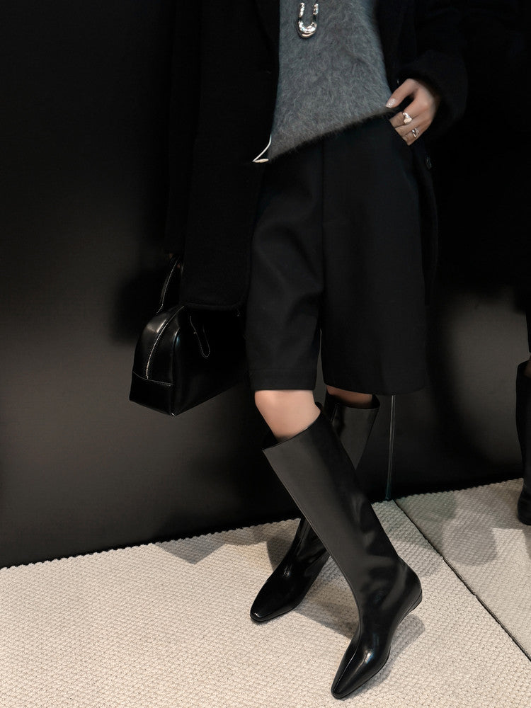 Karin Luna Retro Style  Flat Long Boots