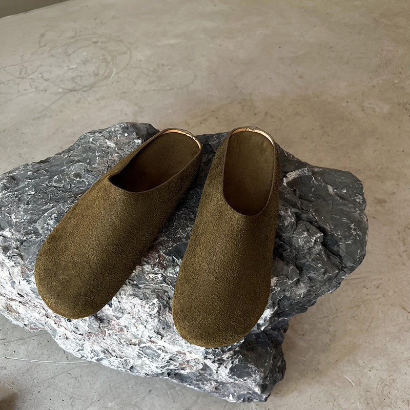 Karin Luna Full Layer Inside and Out~Spot Goods Spot Goods Basic Versatile Mules Slippers