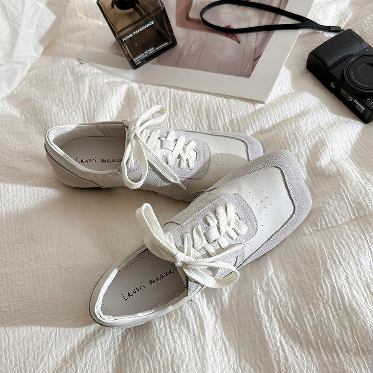 Karin Luna Casual Shoes Series~  In stock Lace-up Thick-soled Deep Mouth Single Shoes