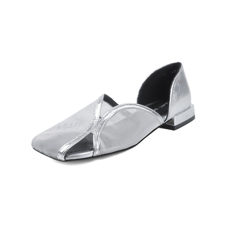 Karin Luna In Stock Spot Goods  Square Toe Mesh Sandals