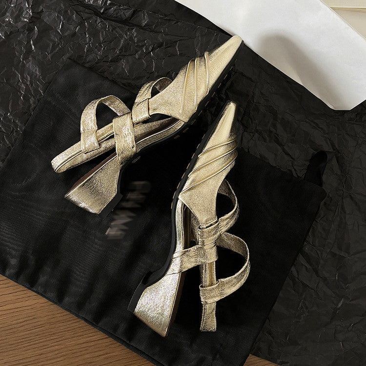 Karin Luna In Stock In Stock Minimalist Soft Upper Small Square Toe Chunky Heel Sandals
