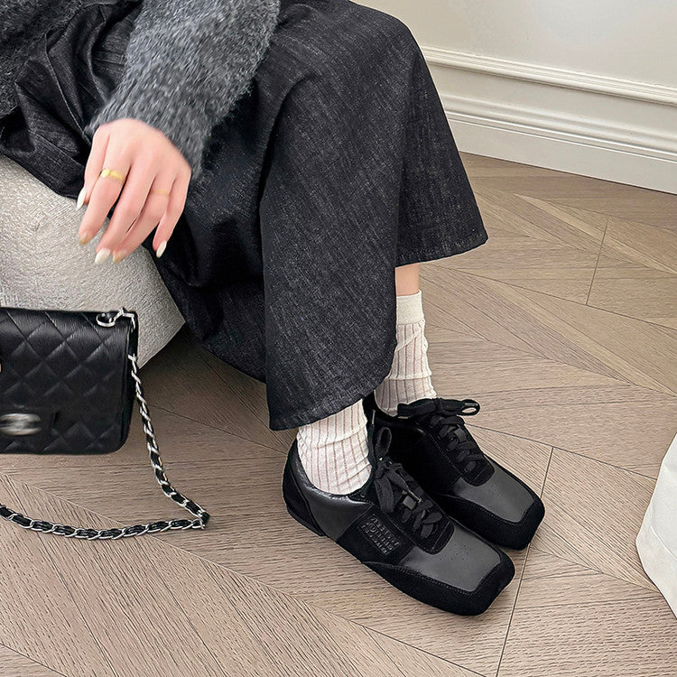 Karin Luna Casual Shoes Series~  In stock Lace-up Thick-soled Deep Mouth Single Shoes