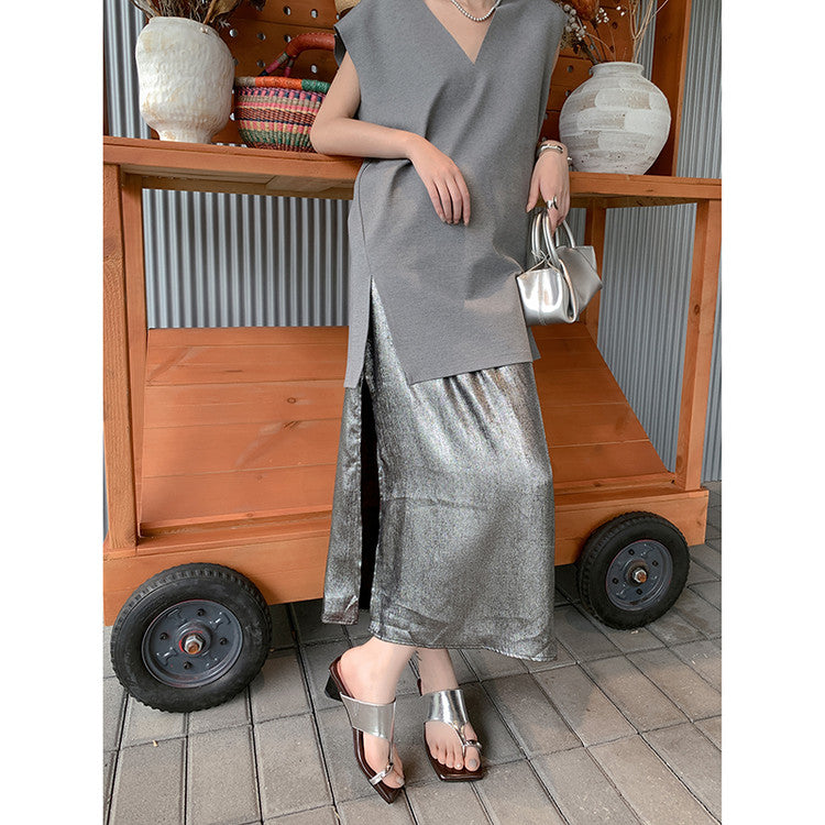 Karin Luna In Stock  Spot Goods   Casual Style Square Toe Slip-On Super Comfortable Slippers