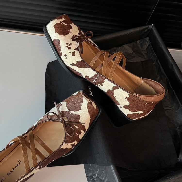 Karin Luna Hot Item Hot Item Xiaohongshu Hot Item  Comes with Bowknot Mary Jane Flats
