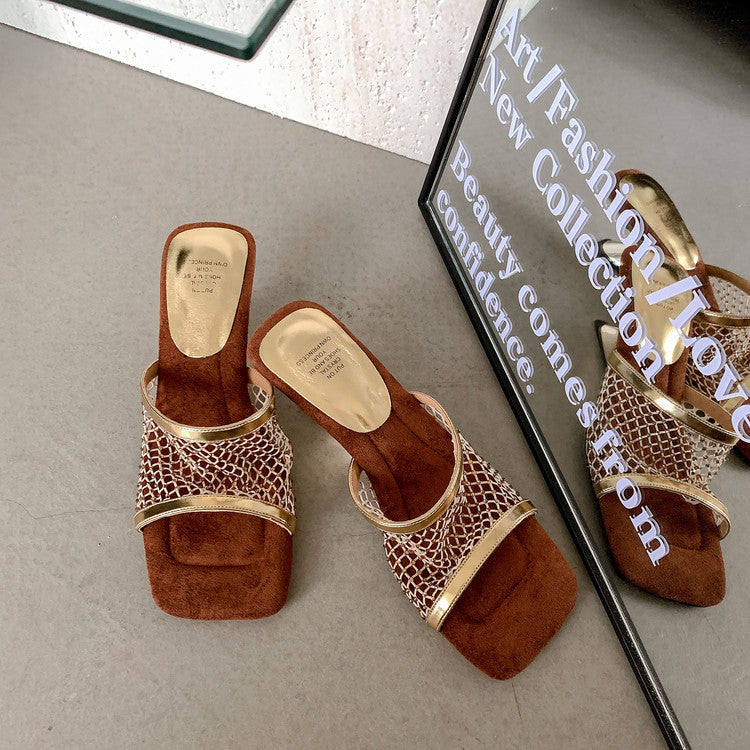 Karin Luna In Stock In Stock    Summer's New Favorite~Breathable Mesh Slippers