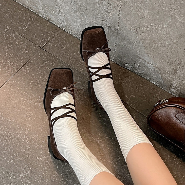 Karin Luna Hot Item Hot Item Xiaohongshu Hot Item  Comes with Bowknot Mary Jane Flats