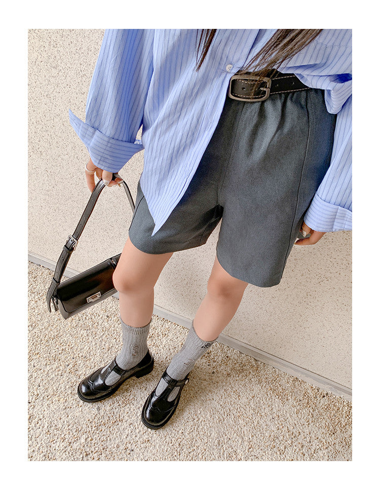 Karin Luna In Stock Spot Goods  Color Matching t Round Toe British Style Single Shoes
