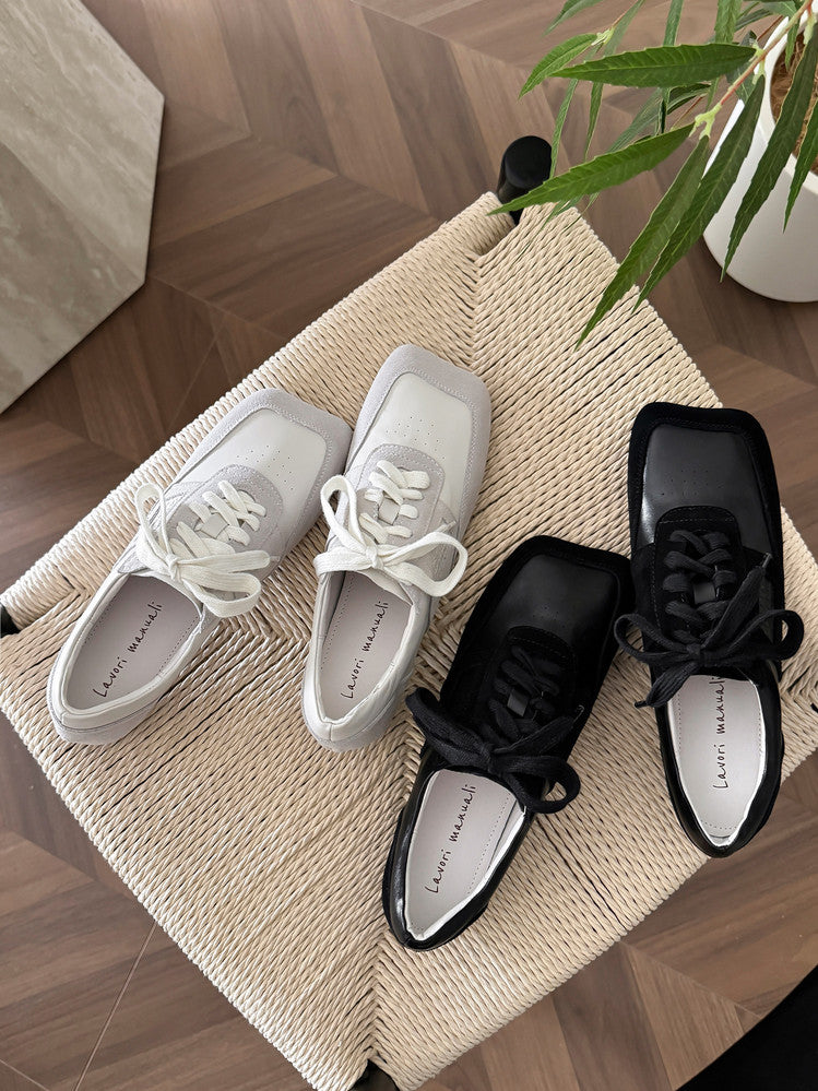 Karin Luna Casual Shoes Series~  In stock Lace-up Thick-soled Deep Mouth Single Shoes