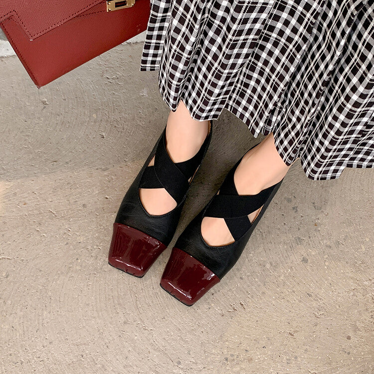 Karin Luna In Stock  Spot Goods  Lost in a Flash~Full Grain Leather Inside and Out Pig Nose Style Mainly Recommended Popular Ballet Shoes