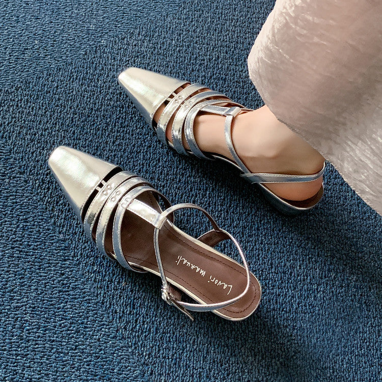 Karin Luna Classic Old Money Style Closed Toe Sandals