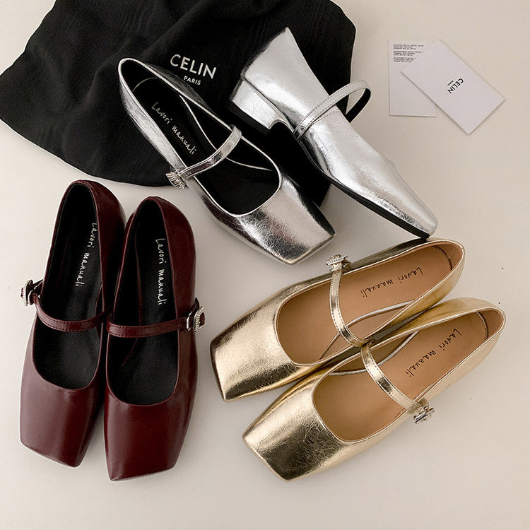 Karin Luna In Stock Spot Goods Vintage Mary Jane Single Strap Shoes