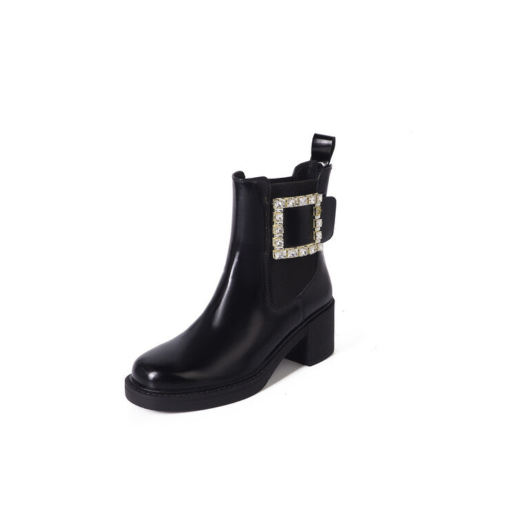 Karin Luna Bestseller Spot Goods Exquisiteness round Head Elastic Long Boots