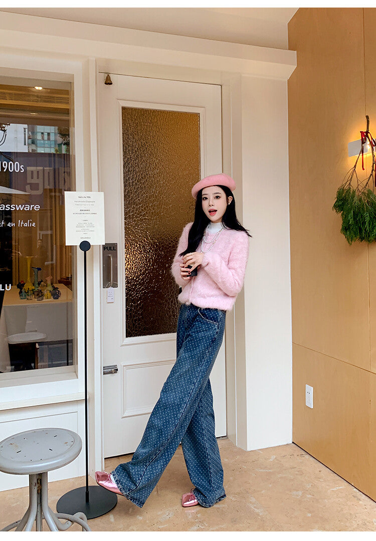 Karin Luna In Stock Spot Goods  Hurry up and grab this hot item!！Square-Toed Flat Granny Shoes
