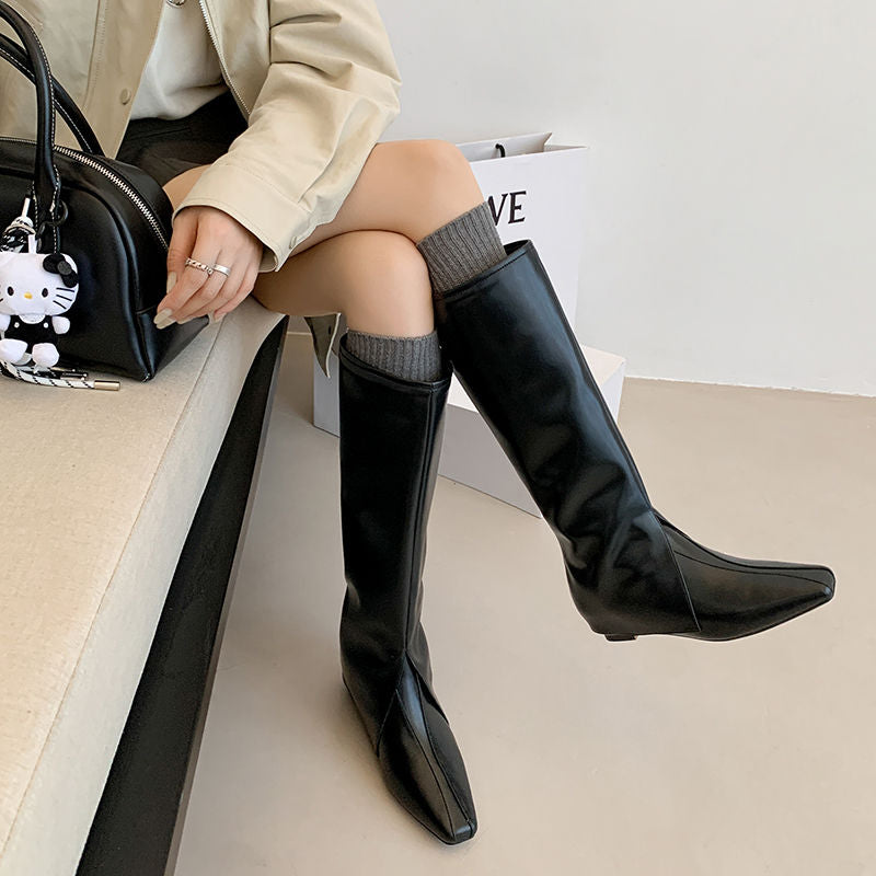 Karin Luna In Stock In-stock Thigh Circumference Inner Height Increase Long Boots