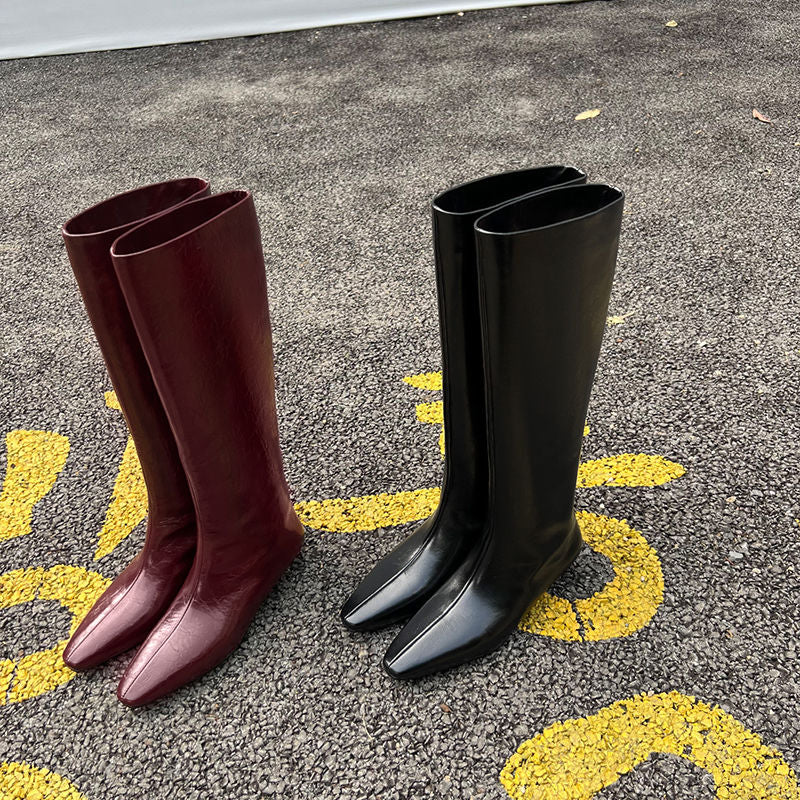 Karin Luna Retro Style  Flat Long Boots