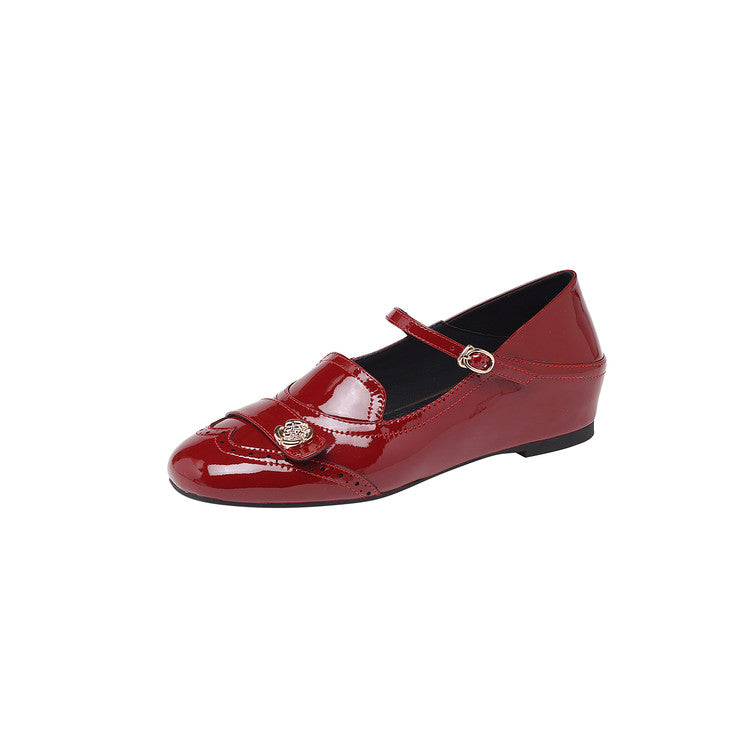 Karin Luna In Stock In Stock Vintage Mary Jane Series·Single Strap Flats