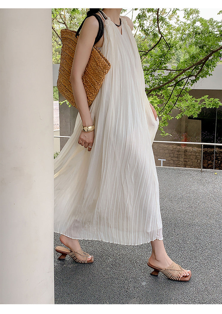 Karin Luna Bestseller Woven Vacation Style Series~ Elegant High Heel Slippers