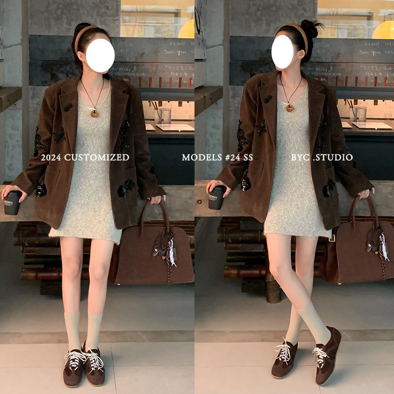 Karin Luna In Stock Spot Goods Casual Style Suede Lace-Up Height-Increasing Popular Single Shoes