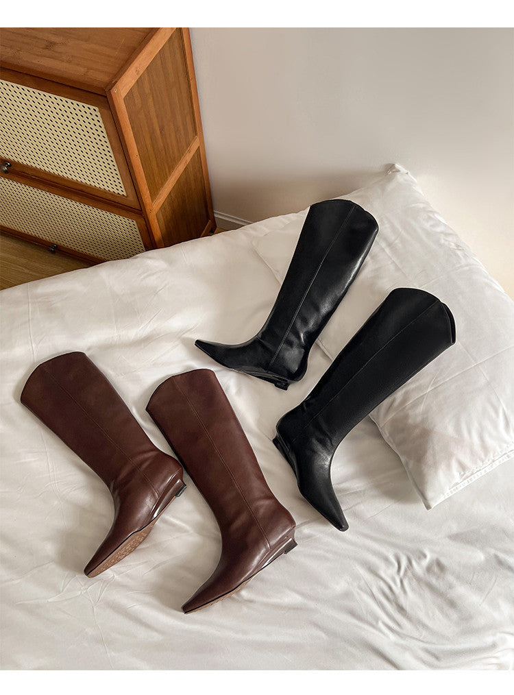Karin Luna In Stock Spot Goods  Pointed Toe v Slimming Western Boots