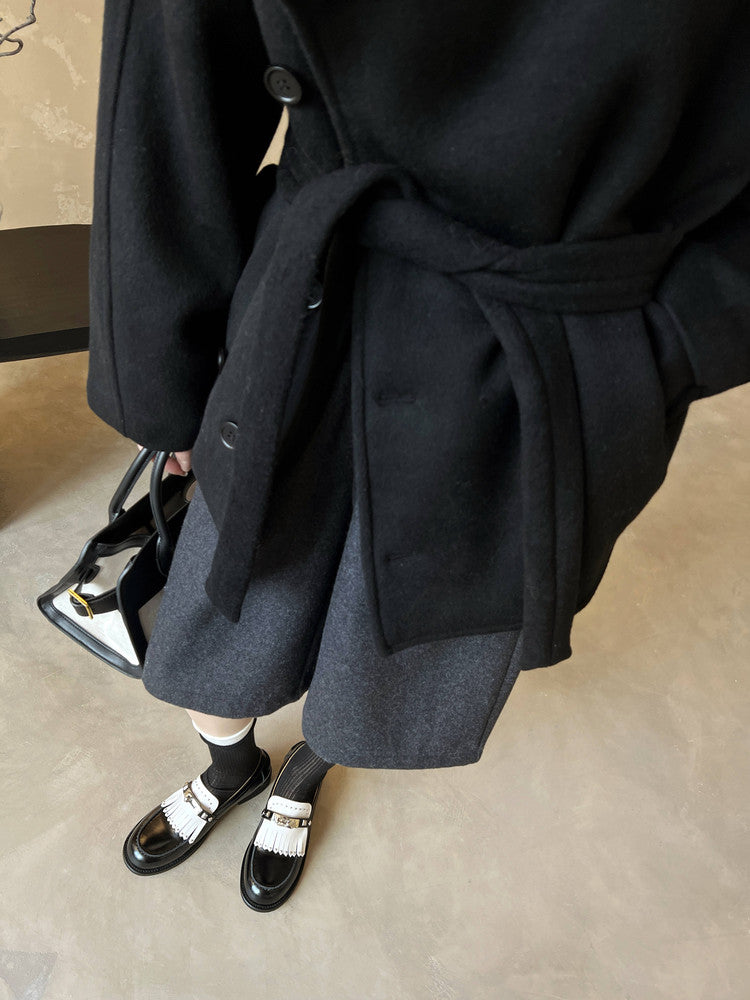 Karin Luna Casual Shoes Series~ Spot Goods Spot Goods Hot-selling Tassel Element Small Gold Buckle Single Shoes