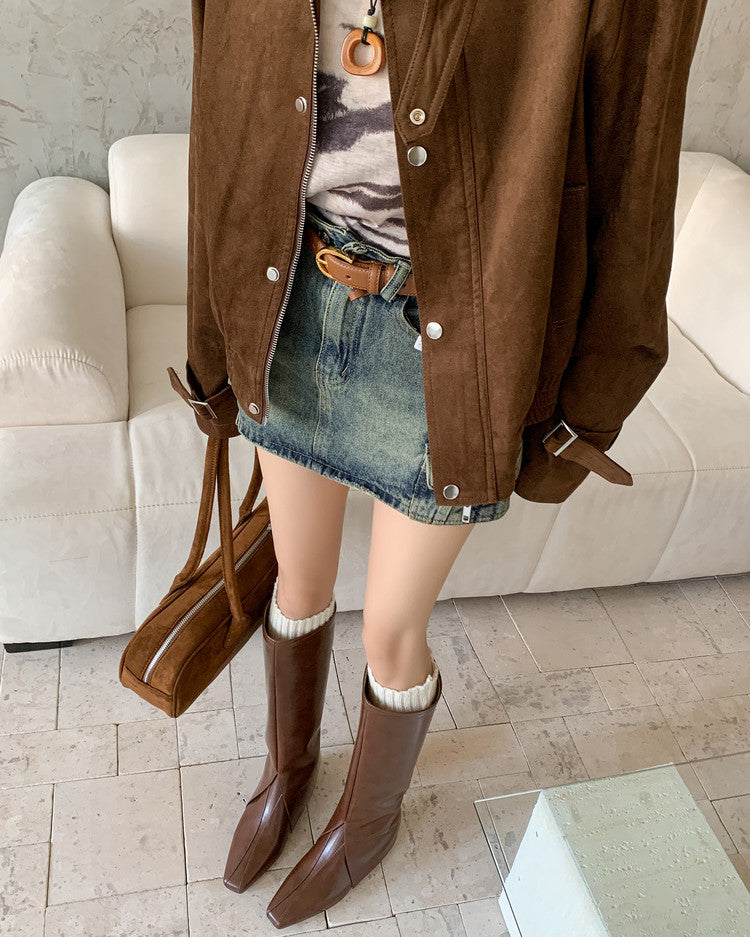 Karin Luna In Stock In-stock Thigh Circumference Inner Height Increase Long Boots