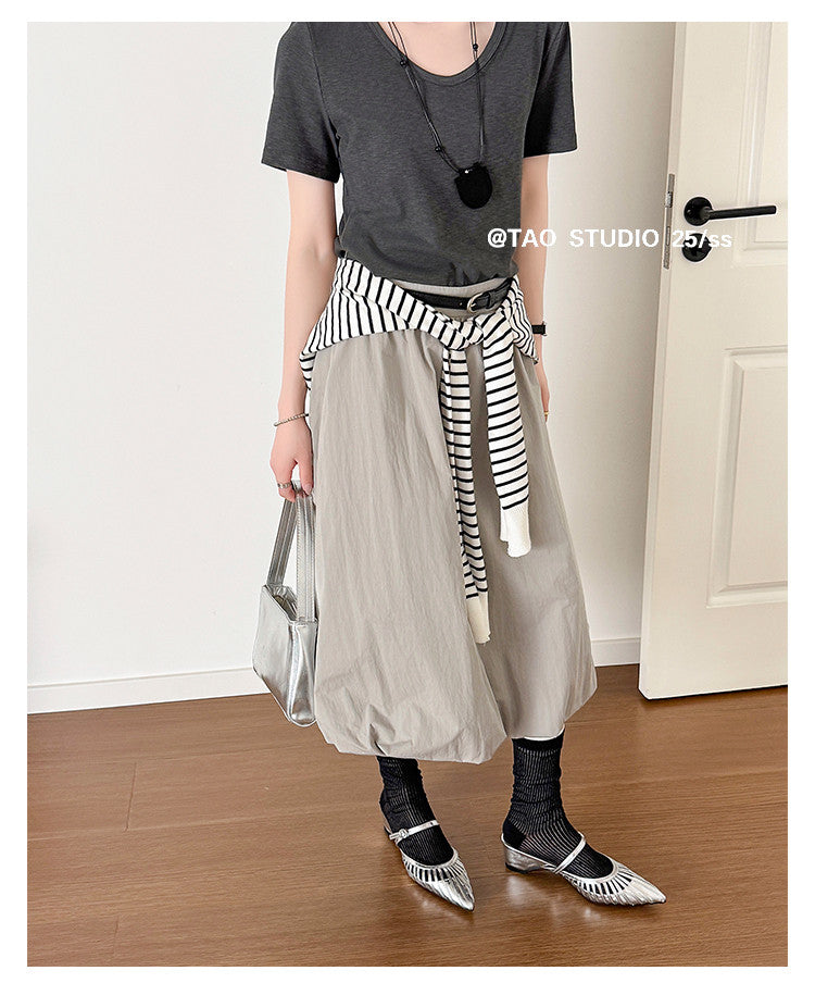 Karin Luna Casual Feel~In stock Pointed Toe Hollow Design Note Pointed Toe Slippers