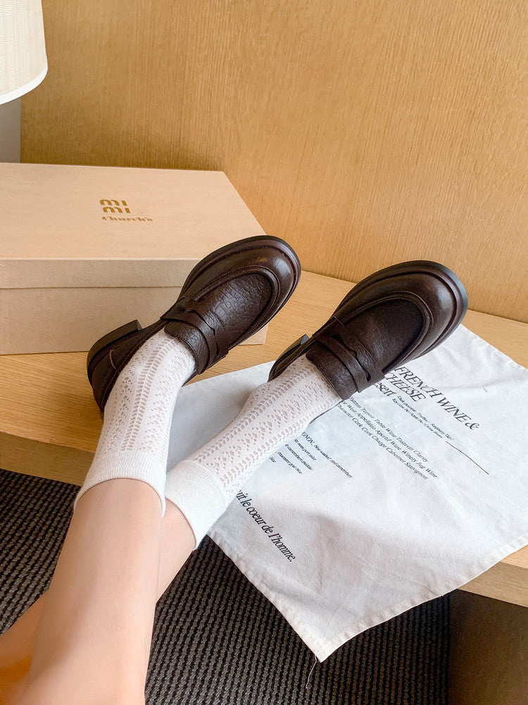 Karin Luna Classic Style British Style Loafers