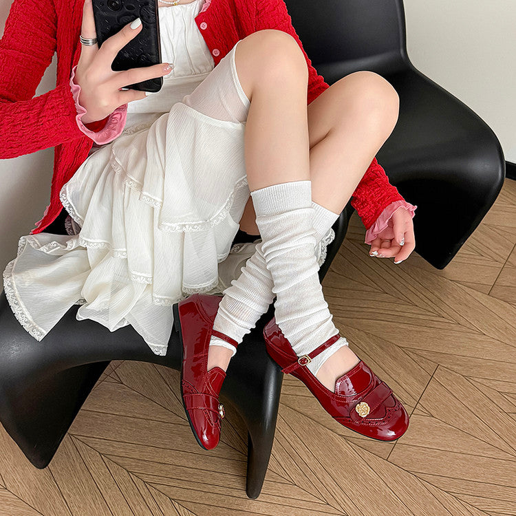 Karin Luna In Stock In Stock Vintage Mary Jane Series·Single Strap Flats